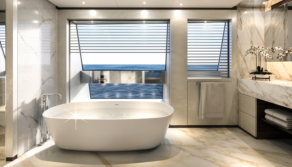  62Steel owner's bathroom