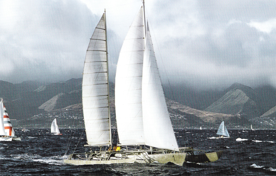 Repeat Duick IV: flying over waves