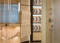 Well, before bedtime, everybody goes to a spa with a hammam and a sauna.