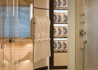 Well, before bedtime, everybody goes to a spa with a hammam and a sauna.
