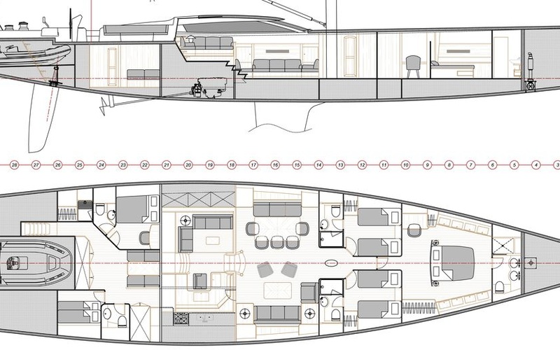 JFA Yachts Sloop Fast Cruiser – 100′ SY