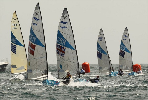 All the days of the regatta, the British and the Danish were walking by.