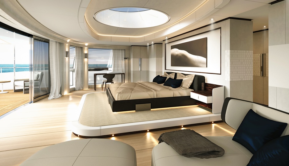  62Steel owner's cabin