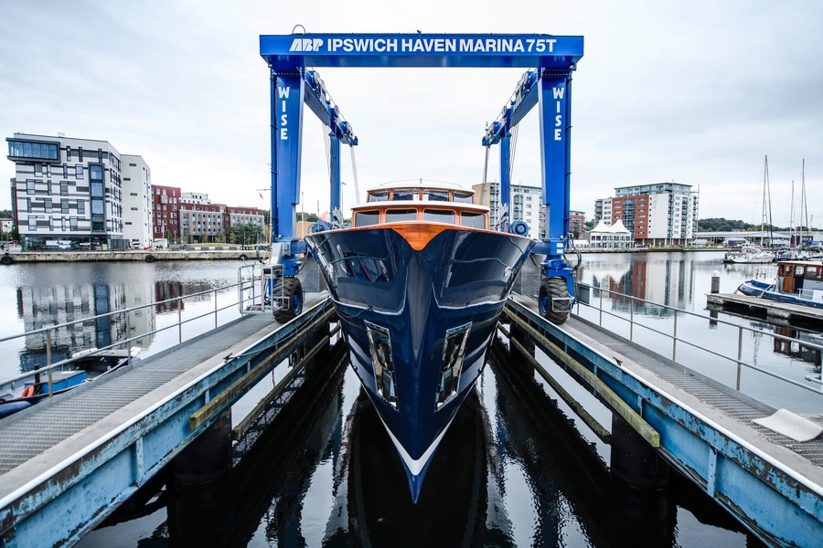 The Spirit P70 has no predecessor per se - the shipyard has never built such large motor yachts before.