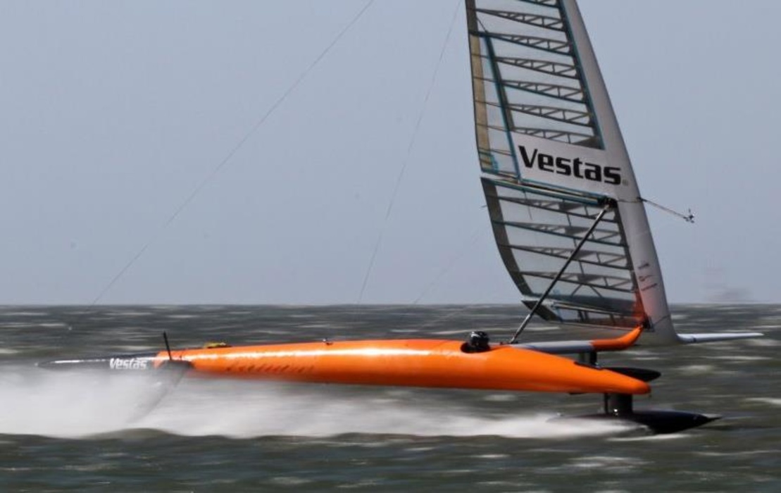 Rocket under sail