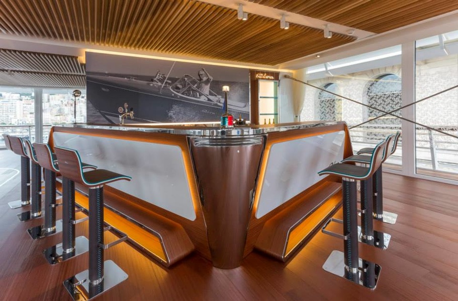 Interior of the Yacht Club