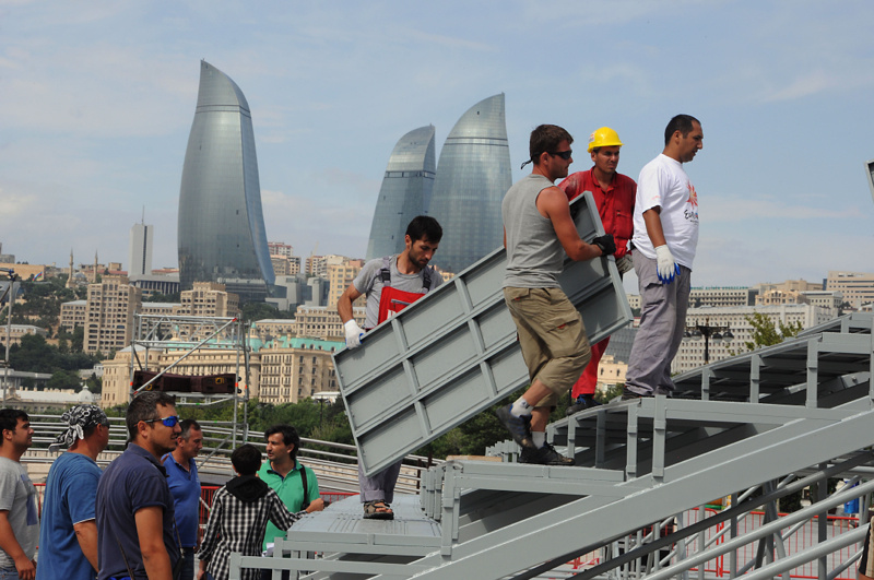 Preparation is in full swing. Vittorio Ubertone photo