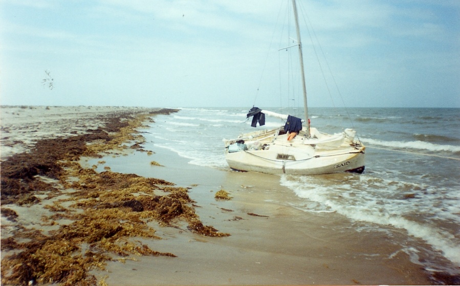 ...and back on the water - thanks to the fishermen!