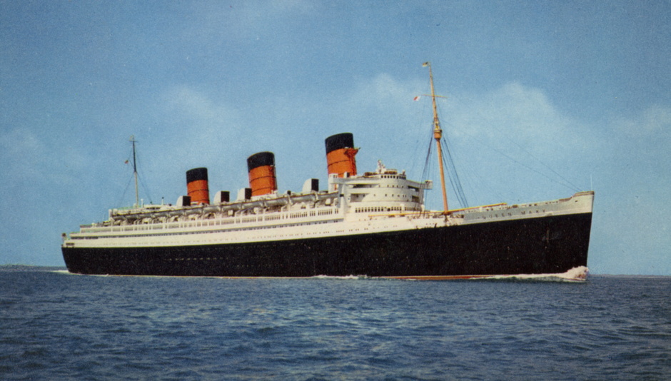 Queen Mary: only a couple of degrees of roll separated the liner from the death.