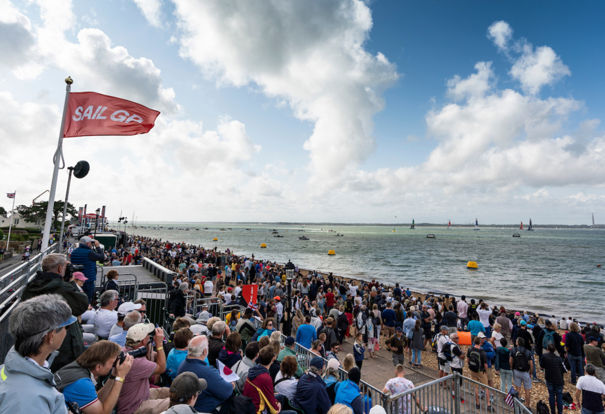 Viewers of Sail GP.