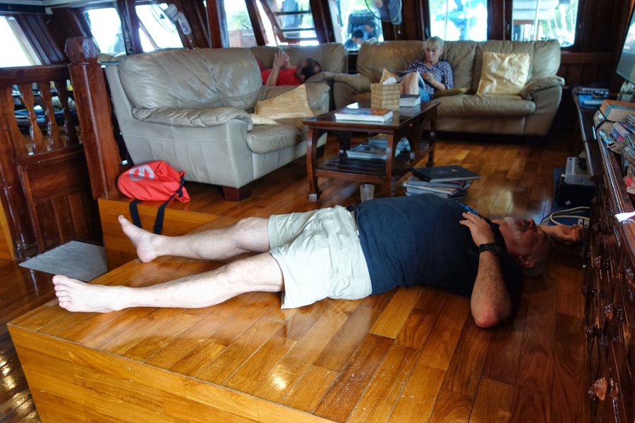 Don't take your boat» «rest too literally.
