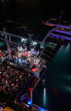 Rock and roll superyacht class