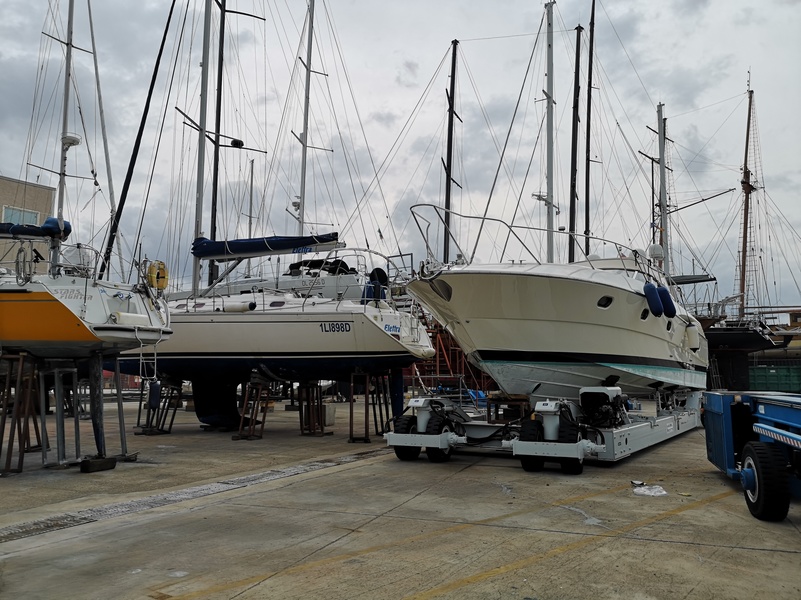A deserted shipyard in Sardinia. Photo: Anastasia Zhukova