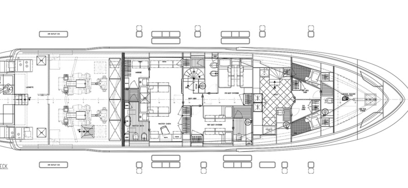 Canados  Oceanic 100’ Tri-Deck
