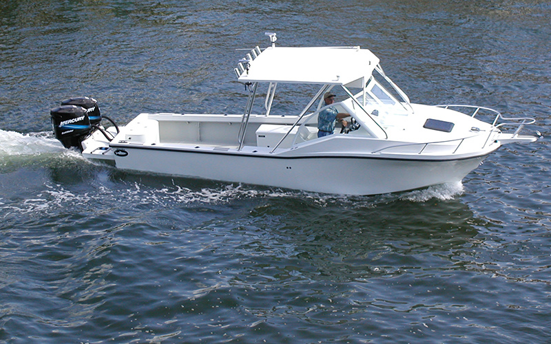 Dusky 252 Cuddy Side Steering