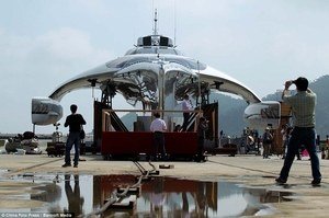 A yacht or a spaceship?