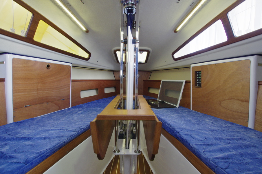 The "Electra 18" inside looks like a higher class yacht.