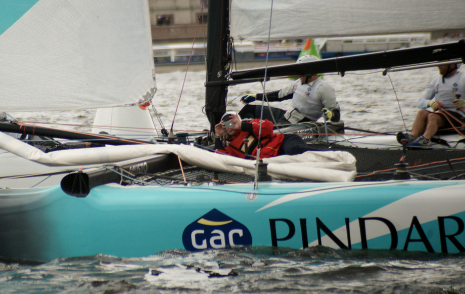 Guest Sailor is not afraid of losing an iPhone...