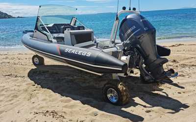 Sealegs 7.5m Semi-Cab RIB