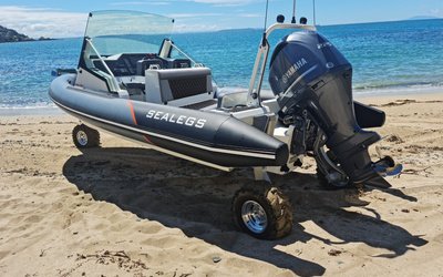 Sealegs 7.5m Semi-Cab RIB