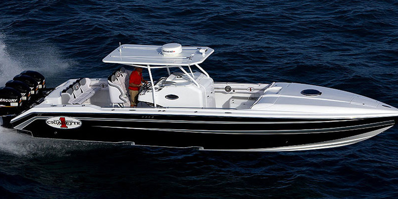 Cigarette 39' Top Fish