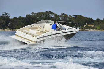 Mal, yes, I did: test-drive the new Bayliner boats.