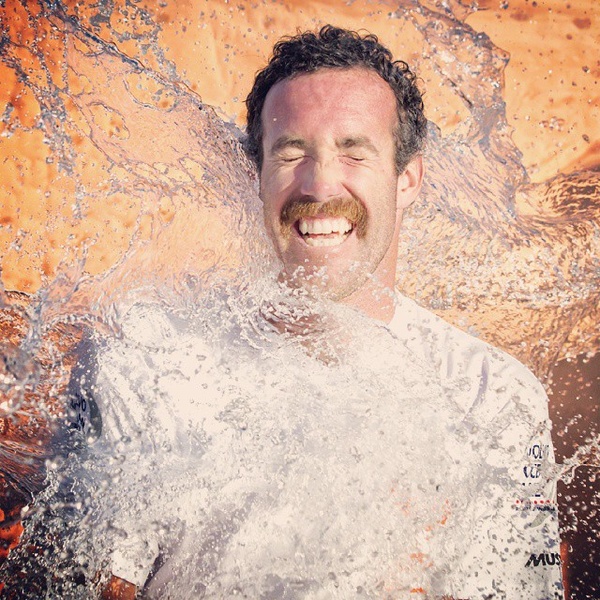 Say thank you to this mustached uncle (29 years old) - he is the author of the onboard photos in this article. Introducing the media crew-- Amory Ross. Participated in VOR 2011-12, Puma Ocean Racing.