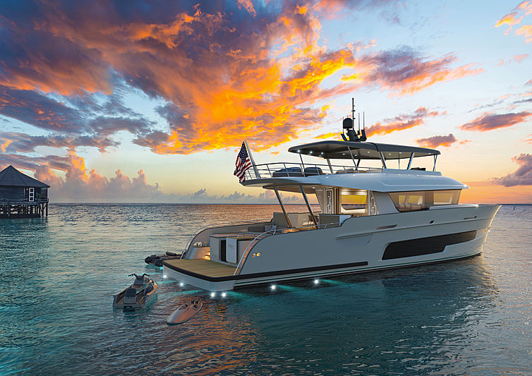 «A pocket-sized» superyacht carries an arsenal of water toys and everything that can be useful for relaxing on the water.