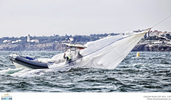 Destiny punished the Italians - in one of the last races they spinnocked the referee's boat.