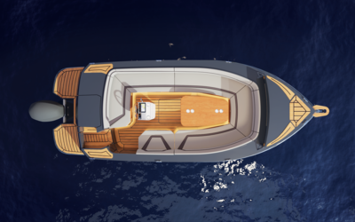 Alfastreet Marine 21 Open Outboard