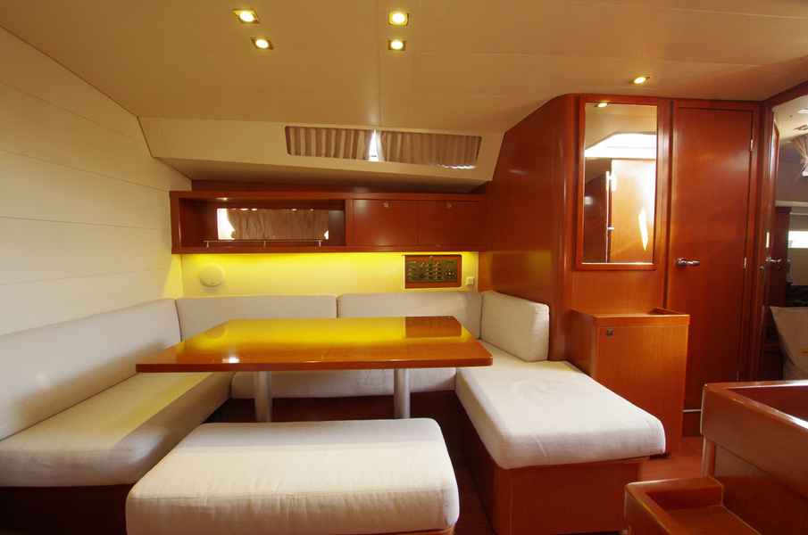 The interior is spacious