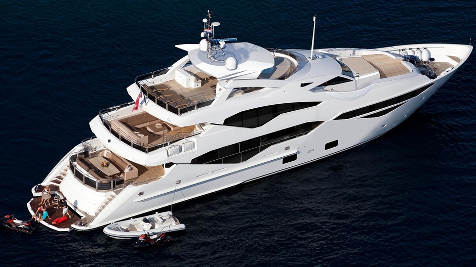 The first swallow of the new Sunseeker range is the 40-metre Sunseeker 131, which the shipyard will present at a boat show in London in January.