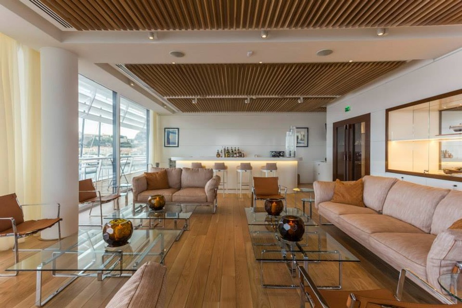 Interior of the Yacht Club