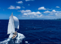 The oldest vessel participating in Transpac this year was a classic Chubasco yacht built in 1939. The regatta was a way for the crew to celebrate the completion of the restoration work over the last two years.