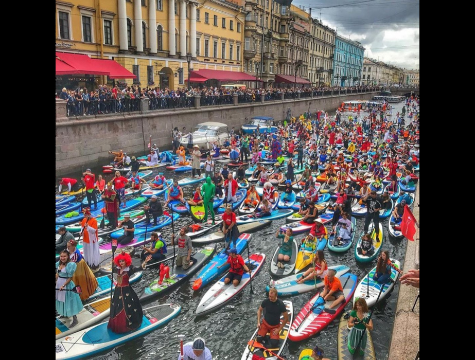Сегодня в Петербурге самое мощное SUP-движение в России. Фото: pitersup.ru