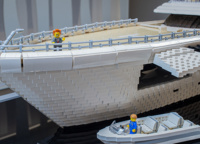 Martin and Jos's rivals, Bjorn and Cornell, used a special, horizontal construction technique. This allowed them to make the boat look as much like a smooth 3D-printed model as possible. It took a lot of sweat to achieve that effect. The computer modeling took almost a week of pure time - 2.5 times more than the construction itself.
