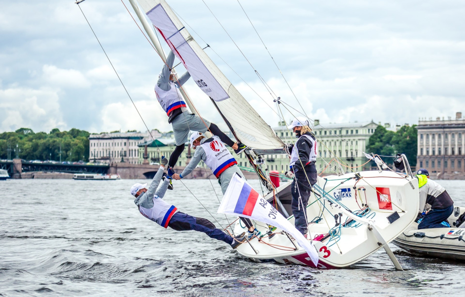 The St. Petersburg Yacht Club Academy team at SCL 2019. Photo: SCL/Anya Semeniouk 