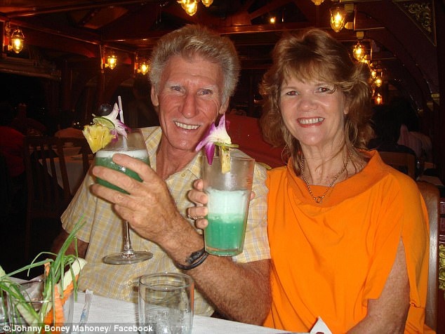 Mahoney and his wife.