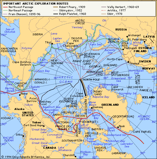 Northern routes