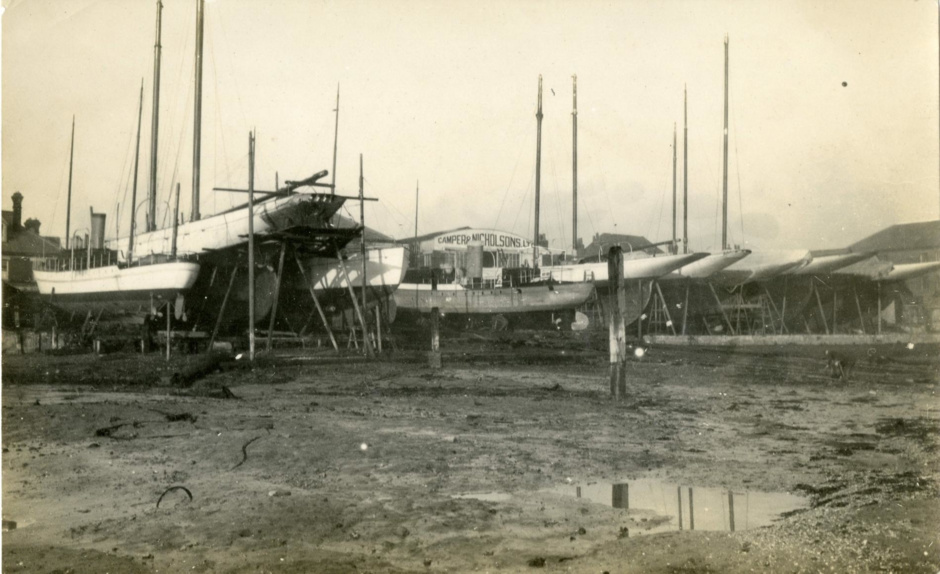 Camper &amp; Nicholsons Shipyard in Gosport (UK)