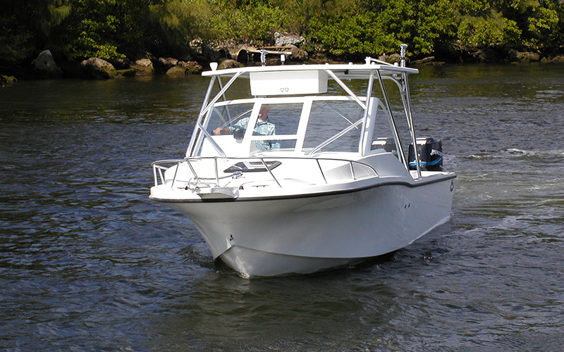 Dusky 252 Cuddy Side Steering