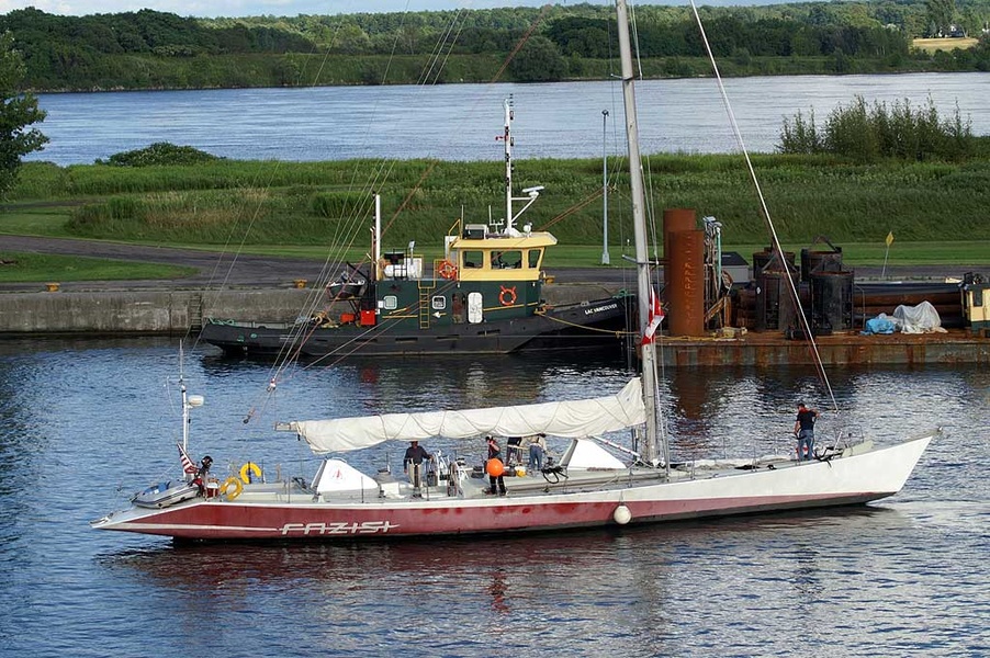 A Fazisi yacht these days.