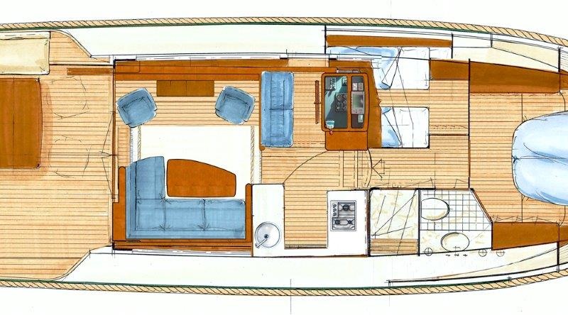 Linssen 42 Sedan Deckbridge