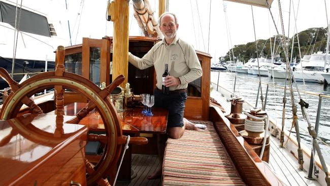 Steve Gunnes aboard Hurrica V.