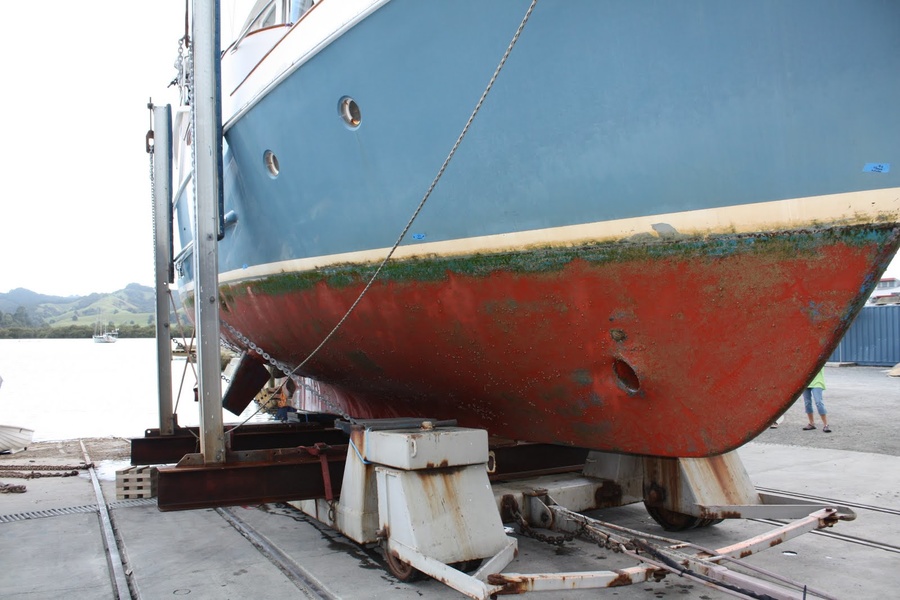 Nordhavn 46 Emily Grace во время ремонт