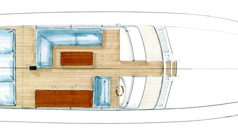 Linssen 42 Sedan Deckbridge