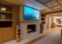 This is probably one of the most spacious master suites on the market, and most importantly, it is available not only to the boat owner, but also to anyone who is willing to pay a week's rent. The boat is chartered through Imperial. 