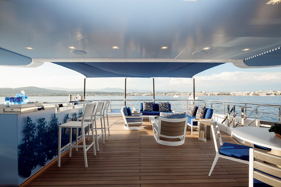 Sundeck lounge area