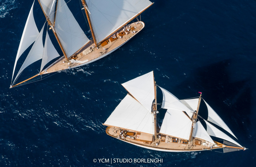 В течение всей Monaco Classic Week парусники участвовали в регате.