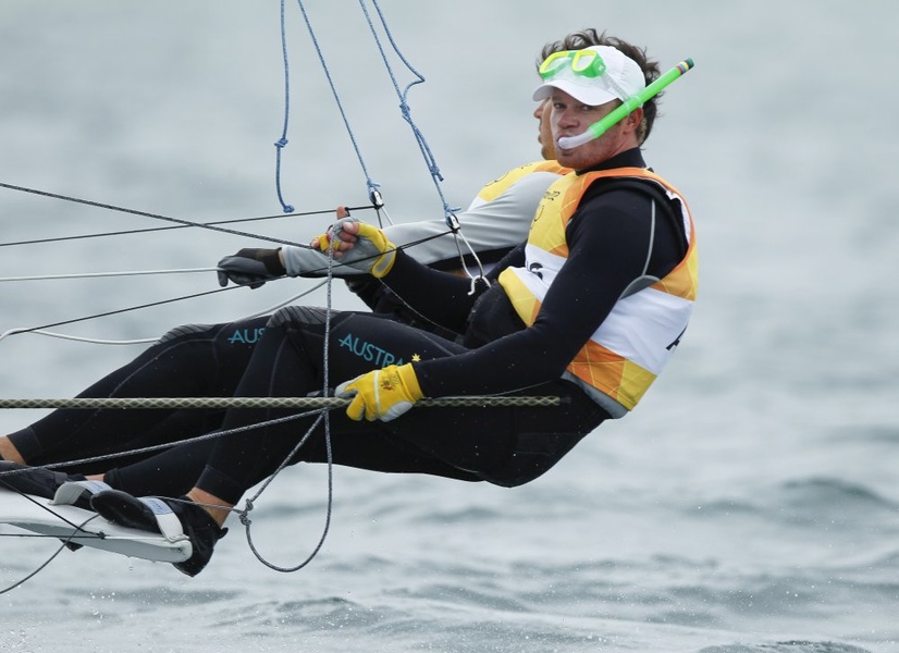 The main thing in such equipment is not to fart from nature. However, the Australian crew in the 49er class got away from the rivals so well that it does not bother him.
